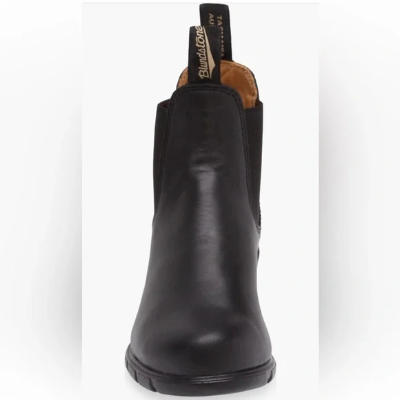 Blundstone #1671 Black Chelsea Heeled Leather Boots size EU 40 (US womens 9.5) - Picture 13 of 15